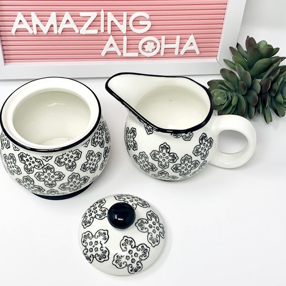 Brand New Signature Housewares Sugar & Cream Set - Picture 1 of 8